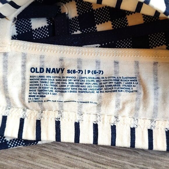 New With Tag 2-Pack Patterned Size S (6-7) Cami Bra for Girls - Picture 6 of 7